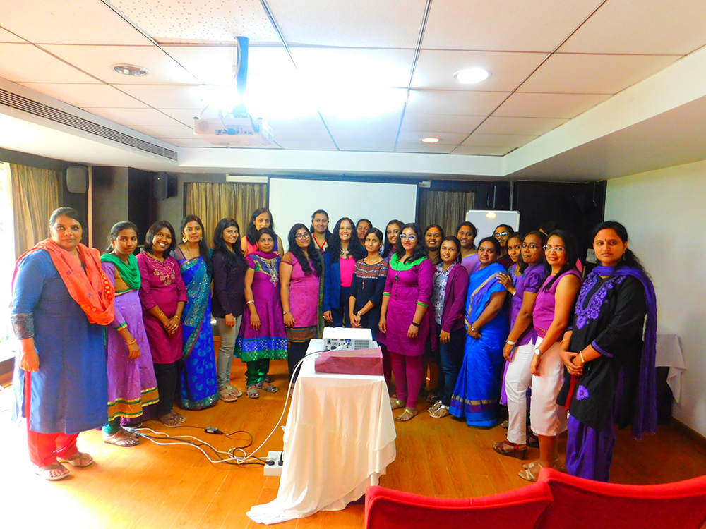 With the amazing and fabulous group of women on Women's Day.